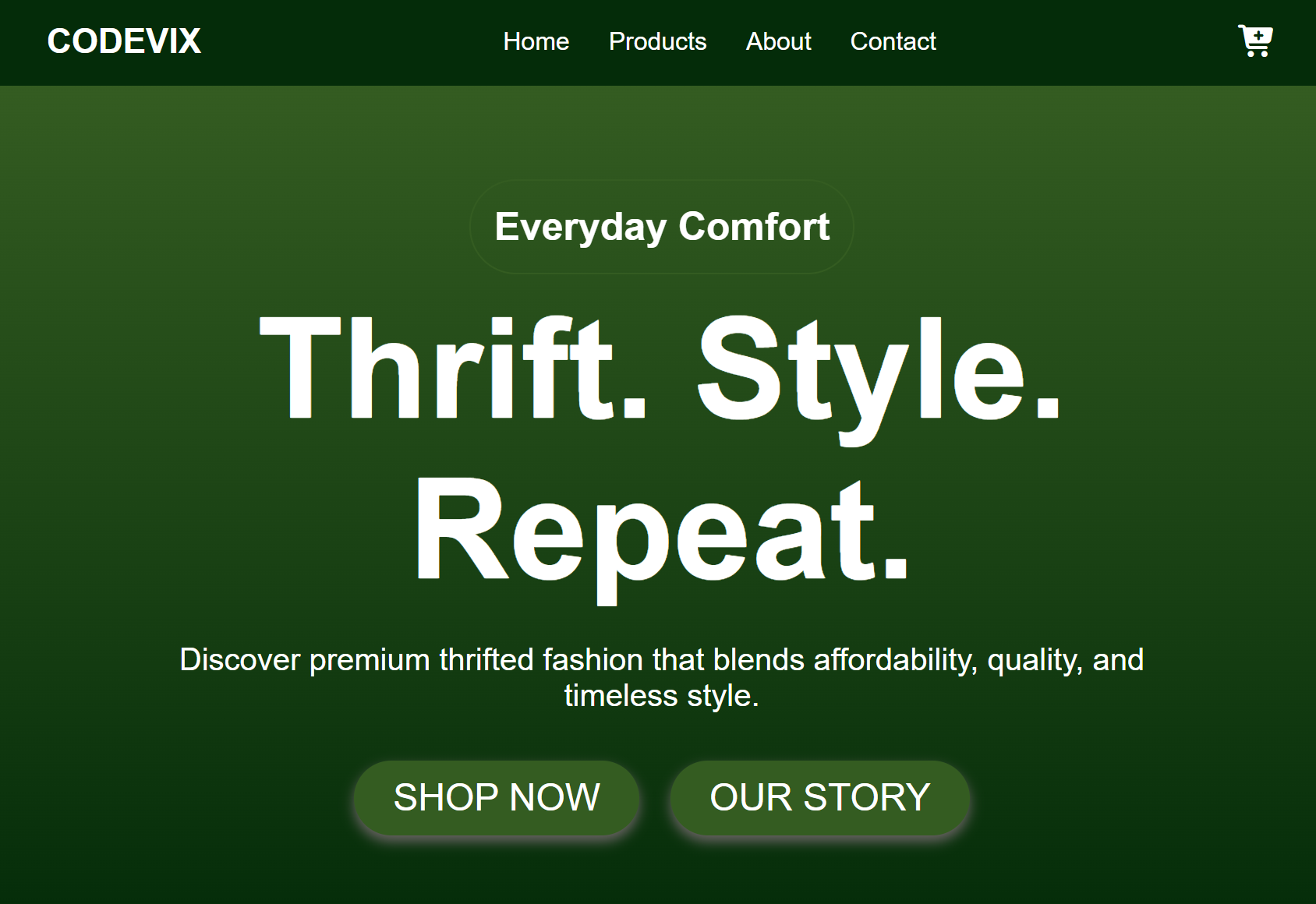 E-Commerce Platform Screenshot